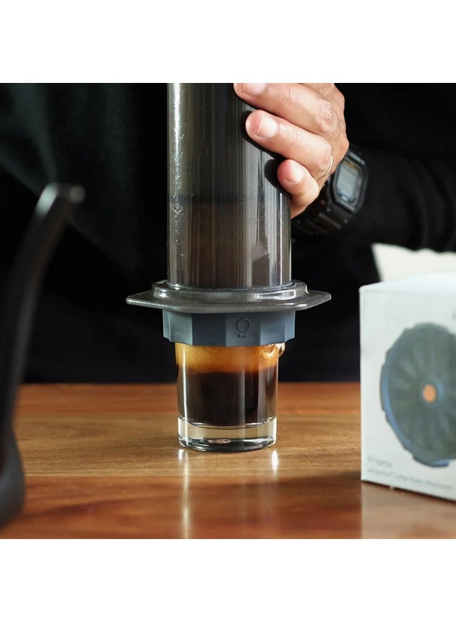 فيلو ملحق Prismo من Fellow لماكينة صنع القهوة AeroPress - حسّن ماكينة صنع القهوة اليدوية لديك لتحضير قهوة الإسبريسو والقهوة المغمورة بدون تنقيط، مع فلتر معدني قابل لإعادة الاستخدام - Image 2