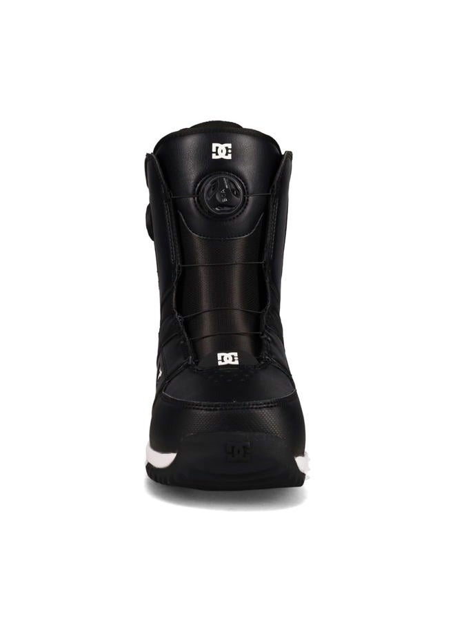 DC Shoes Men's Control BOA Snowboard Boots - Micro-Adjustable Stable Snowboarding Boot with Lightweight Multi-Layer Liner & Molded Insole - Black/Black/White, 10 - Image 4