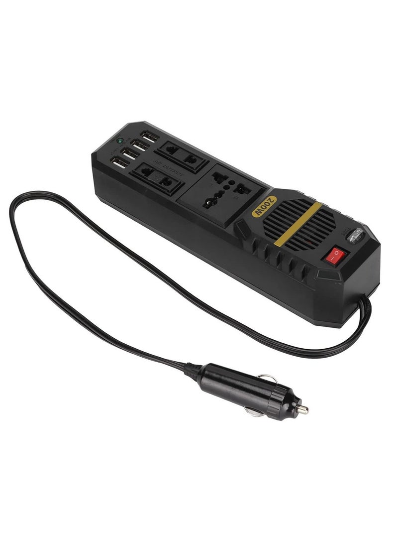ELTRAZONE - 200W Power Converter, Car Inverter PWM Switch for AC Electronic Equipments - Image 1