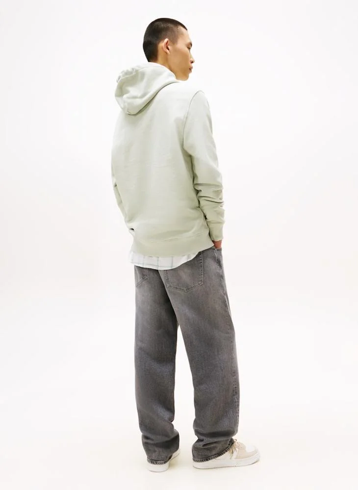 تومي جينز Badge Hoodie