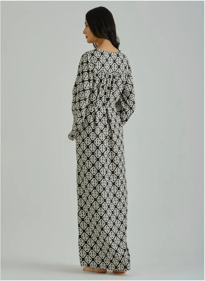 GANT Gant Ramadan Collection  Women's Black Printed Dress