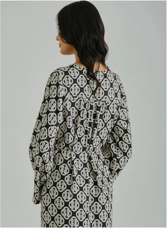 GANT Gant Ramadan Collection  Women's Black Printed Dress