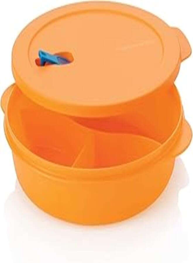 Tupperware crystalwave divided lunch dish