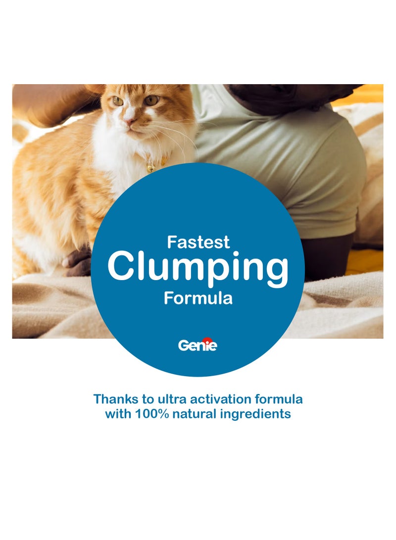 Genie Genie Cat litter Clumping (6.3 L) Soap Scented - Image 4