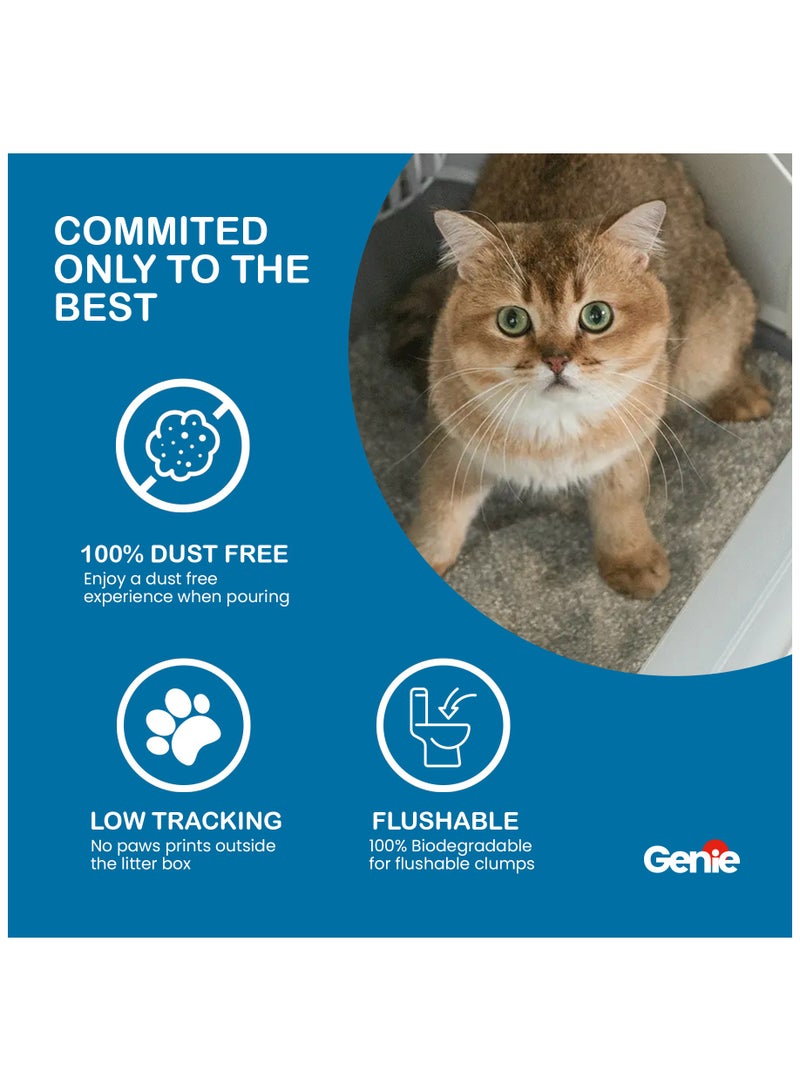 Genie Genie Cat litter Clumping (6.3 L) Soap Scented - Image 5