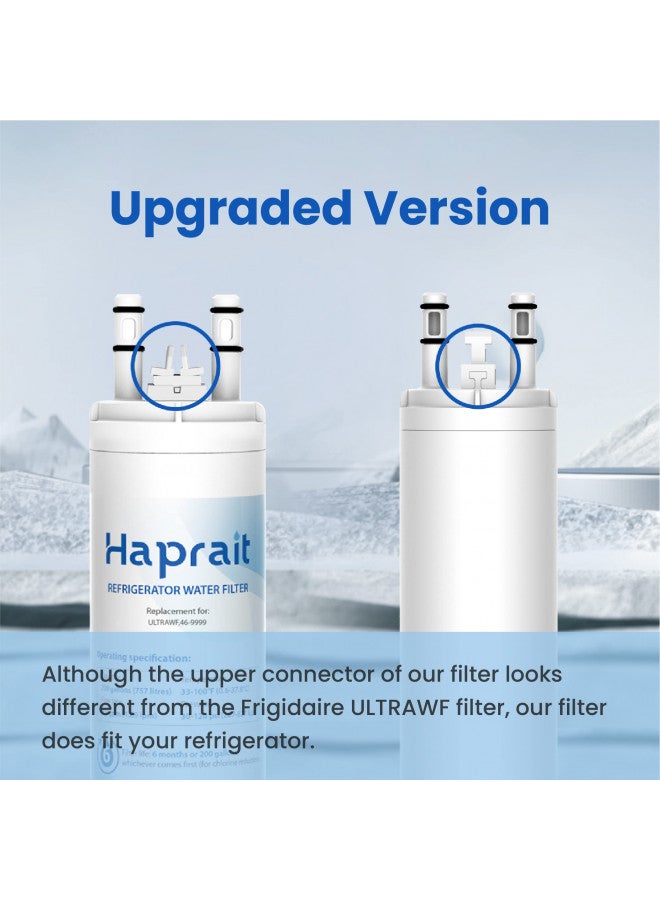 Haprait HP005 Replacement for Frigidaire ULTRAWF, Pure Source Ultra, Kenmore 9999, 469999, 46-9999, A0094E28261 Water and Ice, Height 11 inches, 1 Count - Image 3