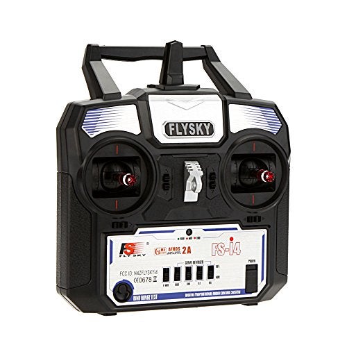 Flysky FS-i4 AFHDS 2A 2.4GHz 4CH Radio System Transmitter for RC Helicopter Glider with FS-A6 Receiver - Image 1