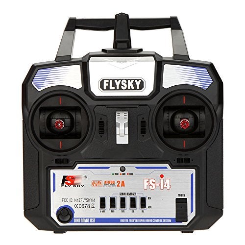 Flysky FS-i4 AFHDS 2A 2.4GHz 4CH Radio System Transmitter for RC Helicopter Glider with FS-A6 Receiver - Image 2