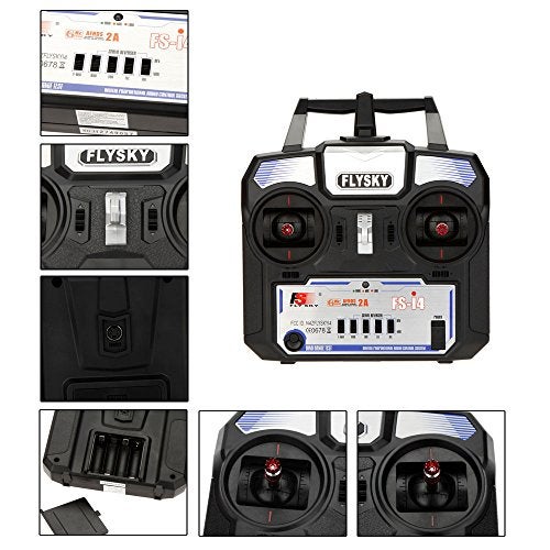 Flysky FS-i4 AFHDS 2A 2.4GHz 4CH Radio System Transmitter for RC Helicopter Glider with FS-A6 Receiver - Image 5