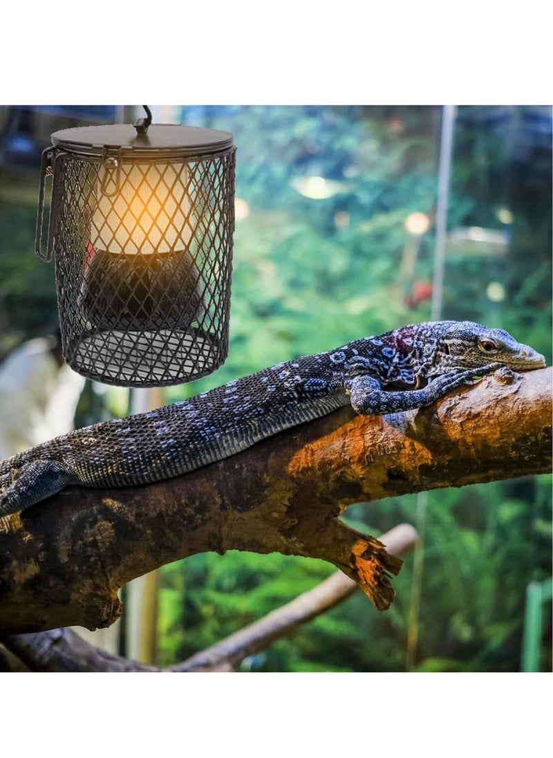 SYOSI - Ceramic Heat Lamp - Keep Your Pets Warm and Cozy for Reptiles, Birds, and Turtles Timer and Anti-Scalding Features - Image 1