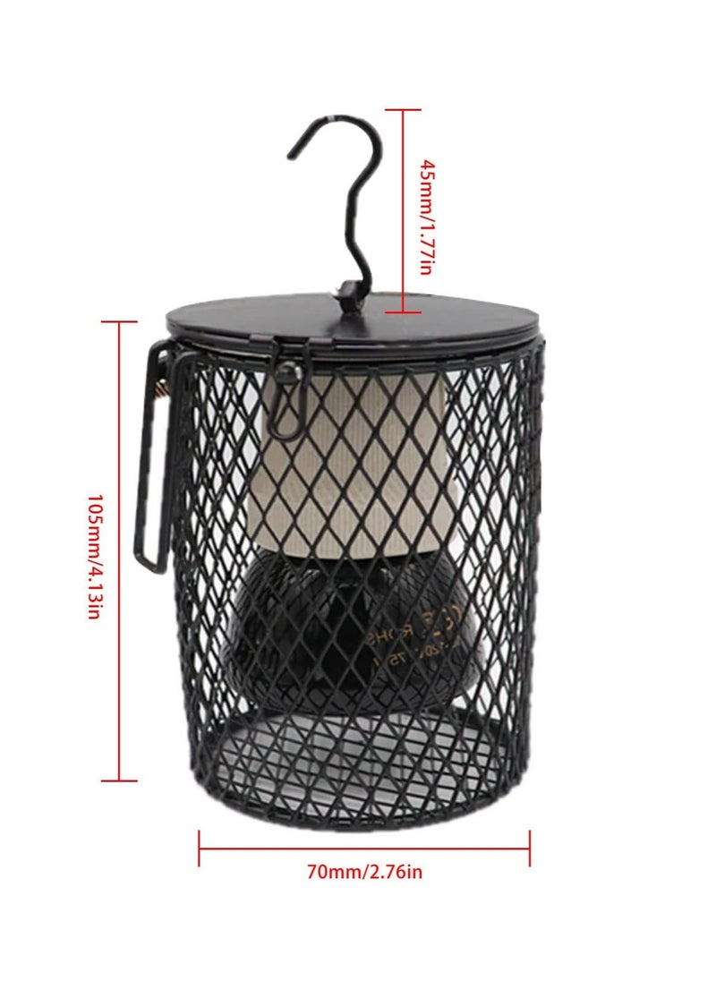 SYOSI - Ceramic Heat Lamp - Keep Your Pets Warm and Cozy for Reptiles, Birds, and Turtles Timer and Anti-Scalding Features - Image 1