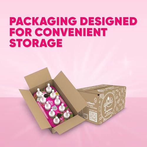 Glade PlugIns Refills Air Freshener, Scented and Essential Oils for Home and Bathroom, Exotic Tropical Blossoms, 6.7 Fl Oz, 10 Count (Packaging May Vary) - Image 2