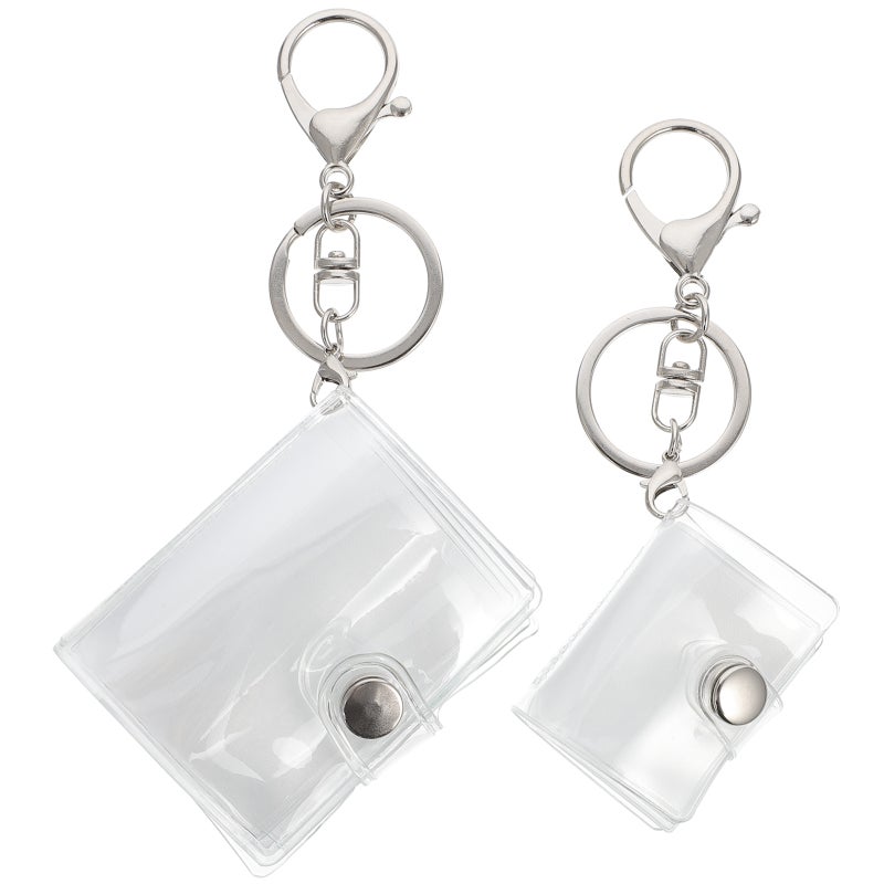 Album Keychain, Compact Photo Storage with Durable PP Material, Holds 16 Photos - Image 1