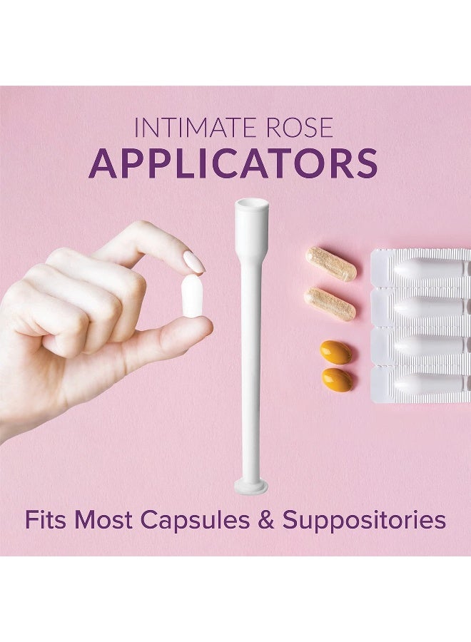 Intimate Rose مطبق التحاميل النسائية من إنتيميت روز - 15 قطعة - يناسب معظم التحاميل الحمضية البوريك والتحاميل المهبلية - مطبقات التحاميل مغلفة بشكل فردي - Image 4