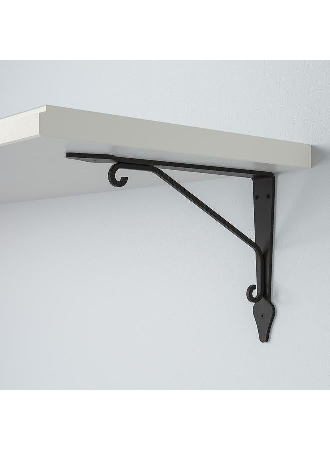 زبون رف حائط، خشب الحور المصبوغ باللون الأبيض، 120×30 سم - Image 4