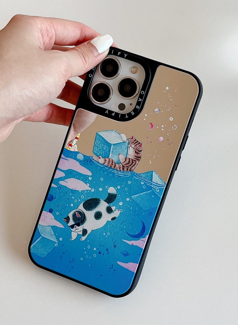 Case for iPhone 13 Pro Cute Cat Pattern Cover