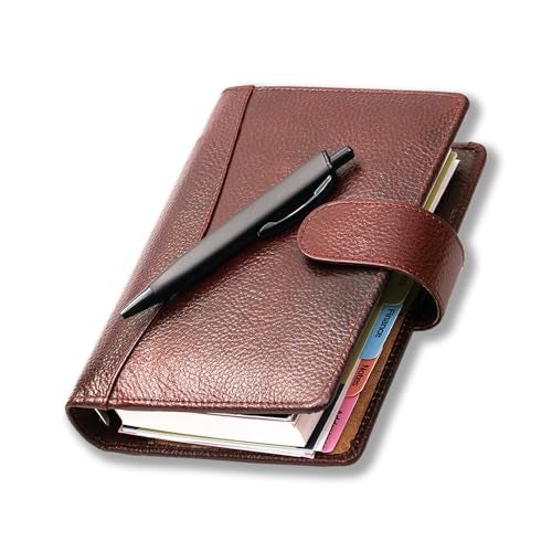 COI Brown Leather Organizer |New Year 2026 Diary With Pen - Image 1