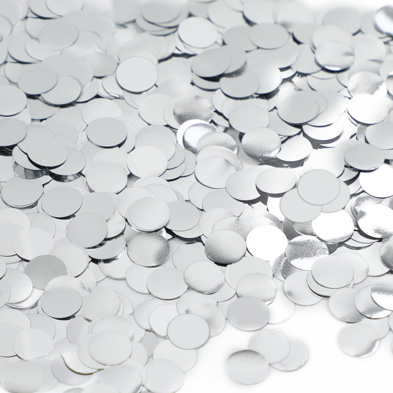 Inn Diary Silver Confetti 10mm Confetti Circles for Party Wedding Decoration 3000 pcs - Image 3