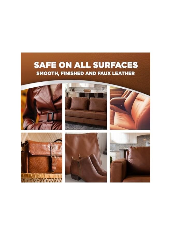 Weiman - Weiman Leather Cleaner and Conditioner for Furniture - Cleans Conditions and Restores Leather Surfaces - UV Protectants Help Prevent Cracking or Fading of Leather Car Seats, Shoes, Purses - Image 1