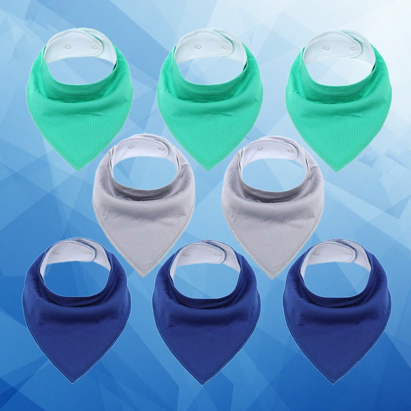 16 Pcs Baby Saliva Bib Infant Triangular Scarf Lunch Feeding Bibs Random Color - Image 2