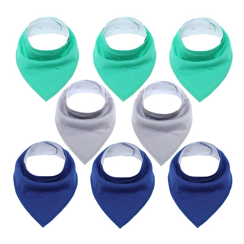 16 Pcs Baby Saliva Bib Infant Triangular Scarf Lunch Feeding Bibs Random Color - Image 1