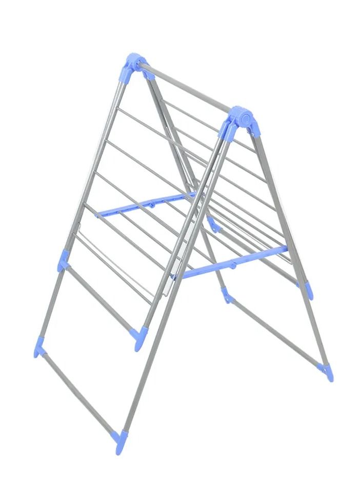 حامل تجفيف الملابس القابل للطي ذو الطبقتين على شكل فراشة - Image 3