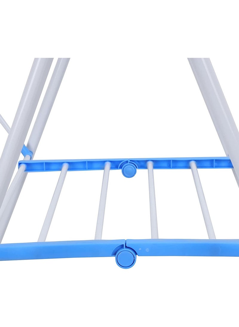 حامل تجفيف الملابس القابل للطي ذو الطبقتين على شكل فراشة - Image 5