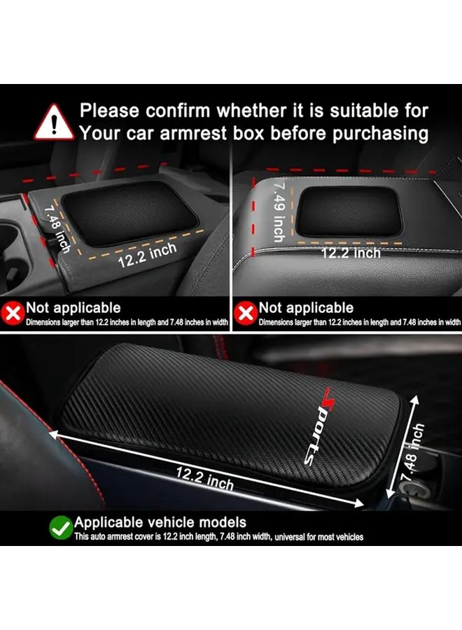 Car Armrest Cushion Pad Ergonomic Arm Support Height Boost Non Slip Grip All Season Use Compatible With Most Vehicles For Drivers Passengers Long Drives Enhanced Posture Reduced Fatigue Vehicle Comfort Accessory Sleek Design 1pc - Image 5