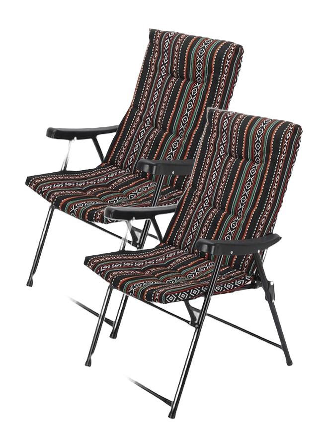 Cady One Folding Camping Chair Lightweight Padded High Back Camping Chair for Outdoor Beach Camping and TrekkingBundle - Image 1