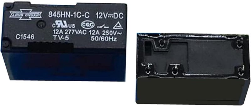 Relay 5PCS/LOT Relay 845HN-1C-C-12VDC 845HN-1C-C-24VDC 845HN-1C-C 12VDC 845HN 1C C DC12V 5PIN 12A Alternative 507-1CH-F-C(845HN-1C-C 6VDC)