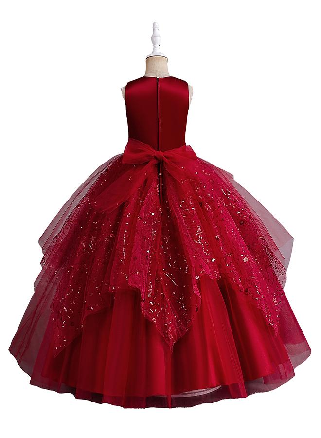 babyqlo Embroidered Tulle Dress - Image 4