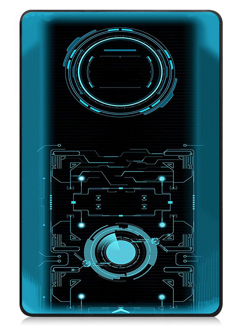 Theodor Protective Flip Case For Lenovo Xiaoxin Pad (2024) With Trifold Stand Auto Wake Sleep Shockproof Cover Abstract 14 - Image 1