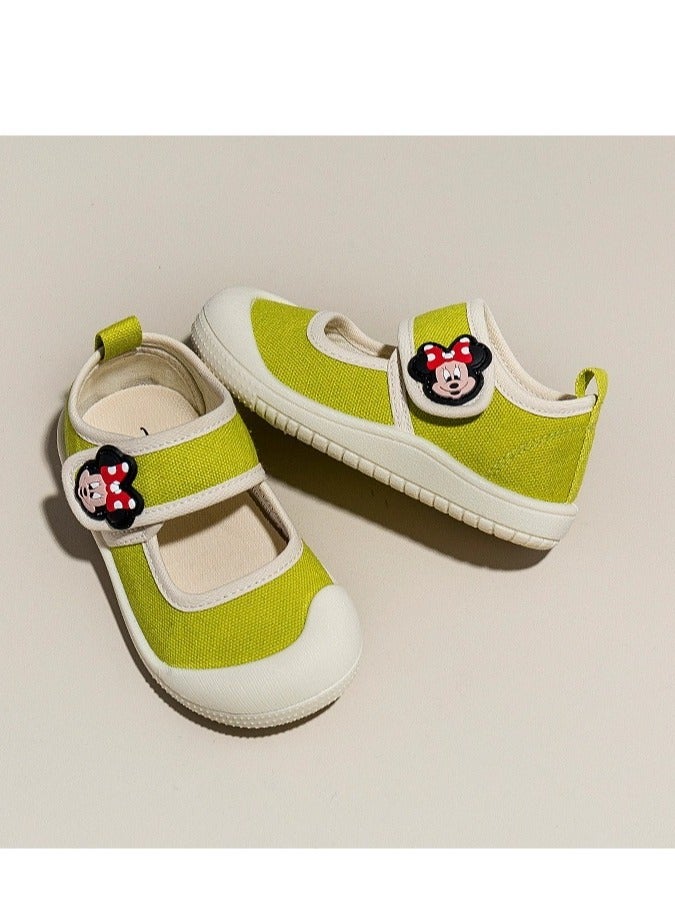 Disney Children's Canvas Shoes With Soft Soles For One Foot Kick - Image 3