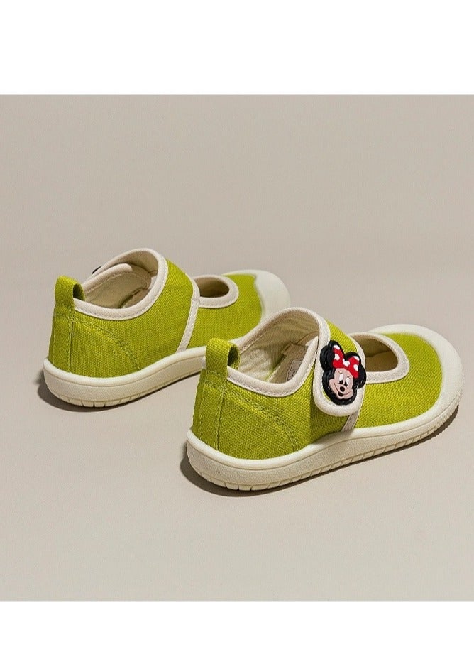 Disney Children's Canvas Shoes With Soft Soles For One Foot Kick - Image 4