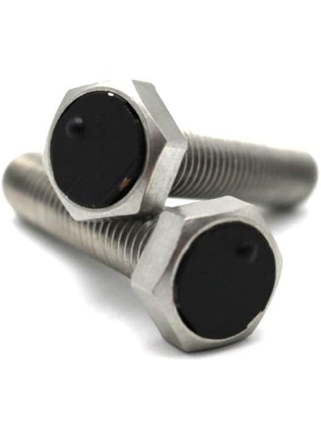 Rubik 8mm RFID UHF Screw Tag U8 (860Mhz-960Mhz), 304 Stainless Steel High Temprature Resistance Long Range Electronic RFID Bolt EPCglobal Class 1 Gen 2 ISO18000-6C Protocol (RB-M825, 2Pcs) - Image 1