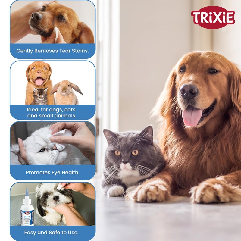 Trixie : - Tear Stain Remover | Stain Remover for Dogs and Cats| Soothing Lotion That Helps in Removing Stains and Traces of Watery Eyes | Improves Your Pet's Overall Looks and Hygiene - Image 3