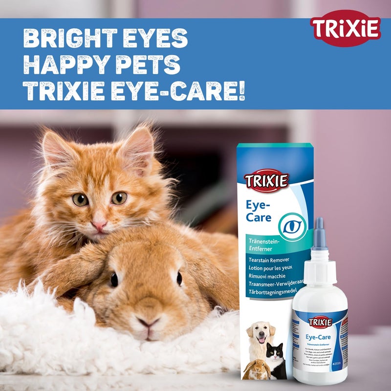 Trixie : - Tear Stain Remover | Stain Remover for Dogs and Cats| Soothing Lotion That Helps in Removing Stains and Traces of Watery Eyes | Improves Your Pet's Overall Looks and Hygiene - Image 2