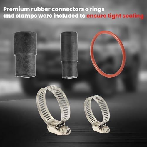 NITCO BRAUNCO Dodge 5.9 Cummins Valve Cover Breather Crankcase With connector Kit 4935079 4935078 3964093 Compatible with 2003 2004 2005 Dodge 5.9L Cummins RAM 2500 3500 ISL 8.9L QSC ISC 8.3L - Image 3