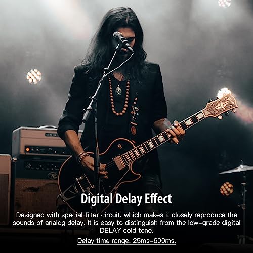 JOYO Digital Delay Effect Pedal for Electric Guitar & Bass - Analog Delay - True Bypass (JF-08) - Image 2