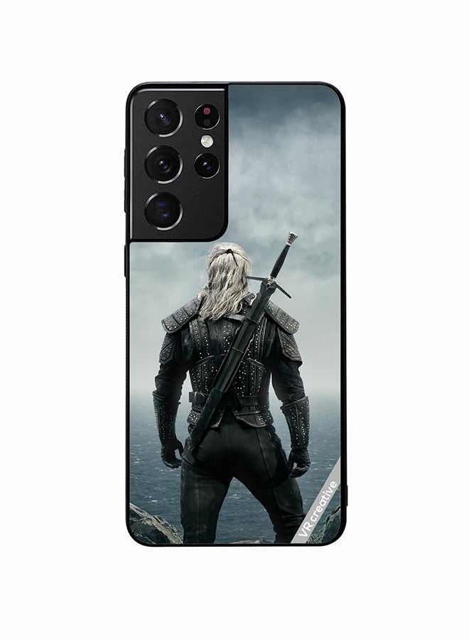 VR CREATIVE Protective Case Cover For Samsung Galaxy S21 Ultra 5G The Witcher Design Multicolour - Image 1