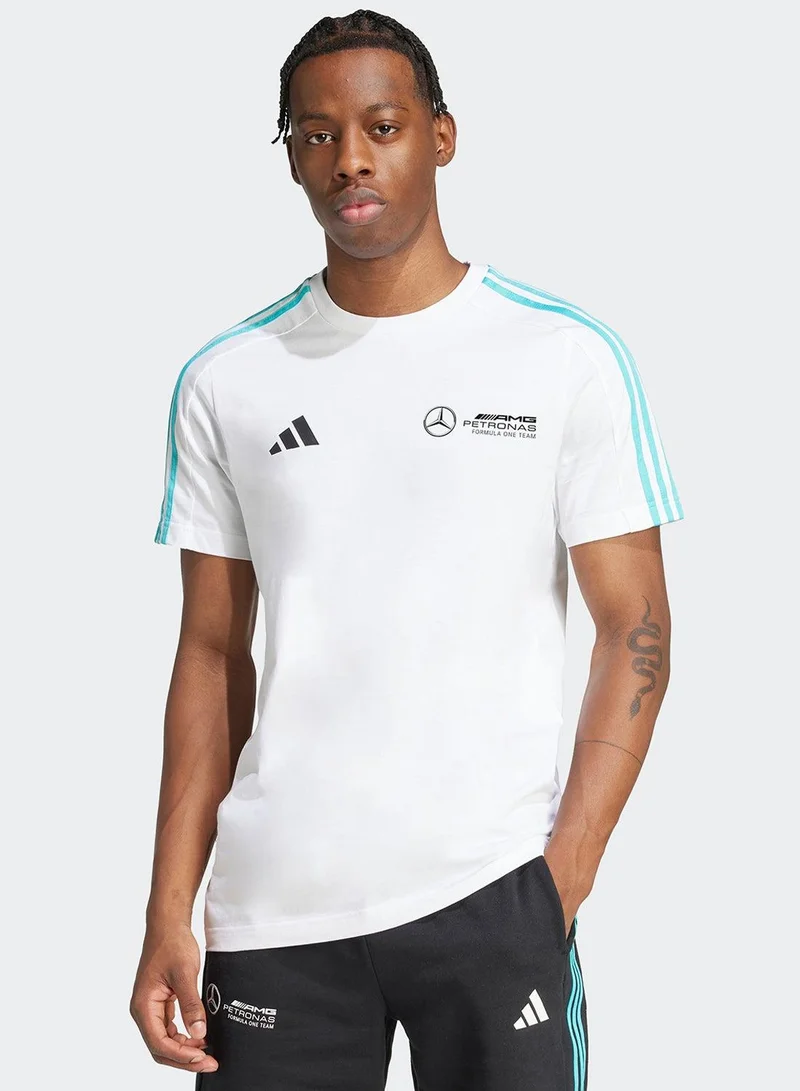 Adidas Mer Dna Tee M White Motorsport T-Shirts For Men XS