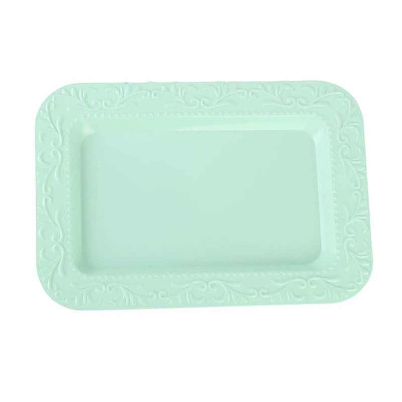 European-Style Afternoon Tea Snack Tray Dessert Table Decoration Cake Plate Three-Layer Cake Frame Creative Multi-Layer Plastic Fruit - Image 1