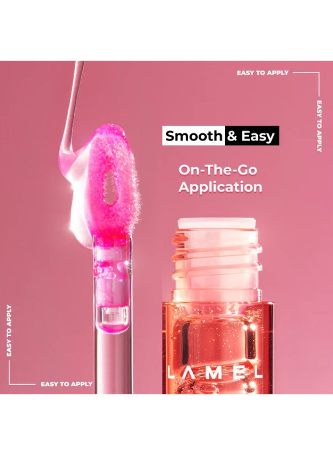 لاميل All in One Lip Tinted Plumping Oil №402 Pink Sparkle 402 - Image 5