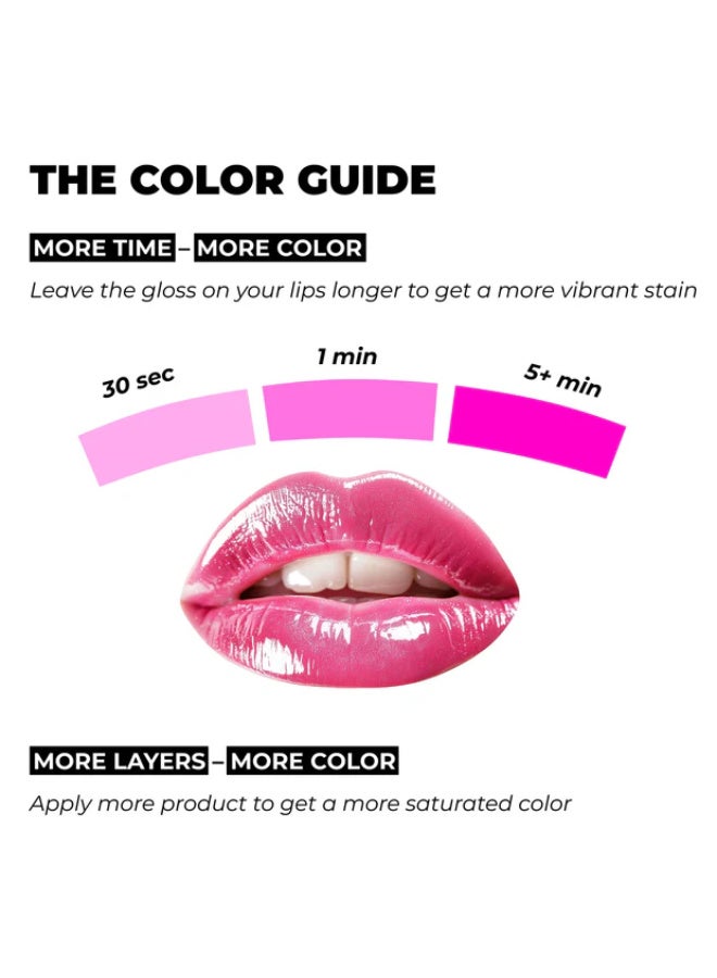 لاميل All in One Lip Tinted Plumping Oil №402 Pink Sparkle 402 - Image 2