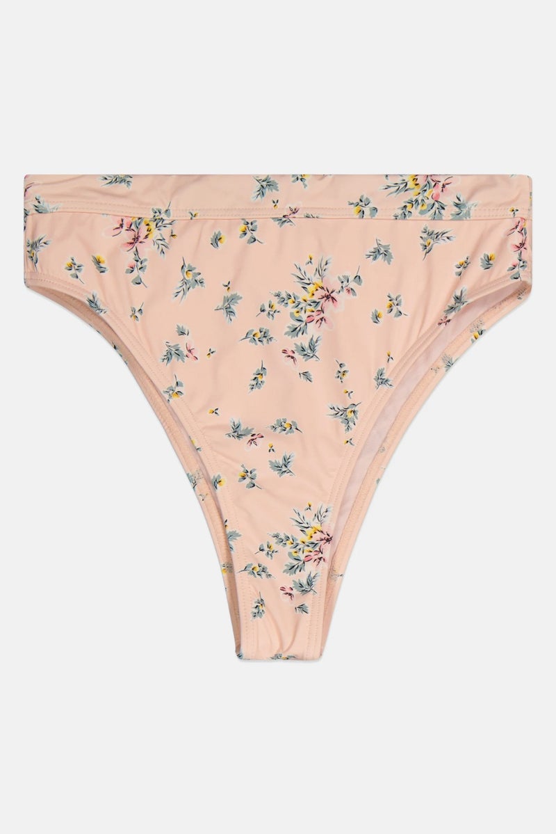 Billabong بيكيني سفلي بطبعة شاملة للنساء، خوخي - Image 3