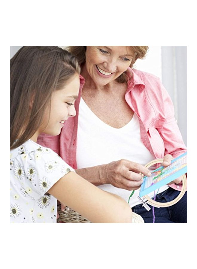 Caydo 12 Pieces 4 Inch Round Embroidery Hoop Bulk Wholesale Circle Cross Stitch Hoop Ring - Image 4