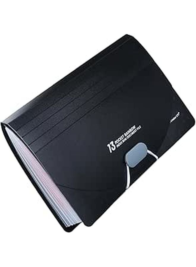 Monthly Bill Organizer For Desk With Portable Document Holder For Cards Checks Coupons Vouchers - Image 1