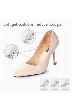 Generic Foot Care Relief Soft Shoe Heel Pads Silicone For Unisex - 6Pcs  - Image 2