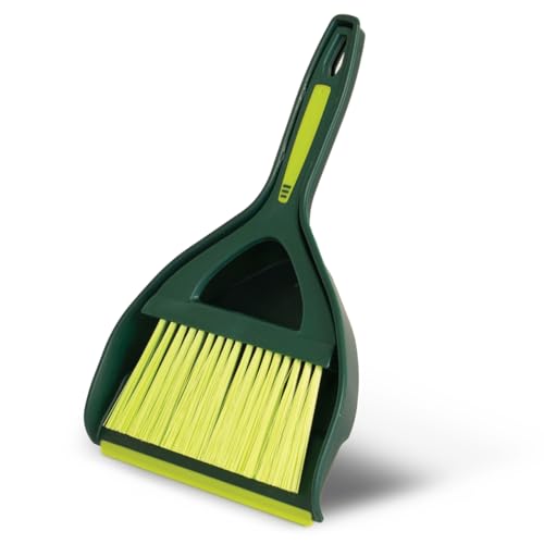 Pine Sol Pine-Sol Mini Dustpan and Brush Set | Nesting Snap-On Design | Portable, Compact Dust Pan and Hand Broom for Cleaning, Green - Image 5