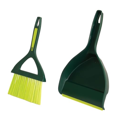 Pine Sol Pine-Sol Mini Dustpan and Brush Set | Nesting Snap-On Design | Portable, Compact Dust Pan and Hand Broom for Cleaning, Green - Image 4